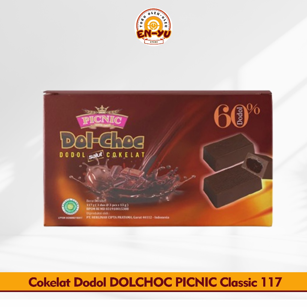 

Coklat Dodol Asli Garut Murah Berkualitas Original Premium - PICNIC DolChoc Salut Coklat 117g