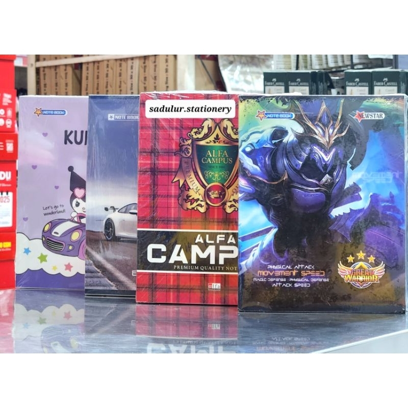

Buku Campus Pendek Alfa Newstar / Buku Kuromi 38 Lembar / Buku Tulis Alfa Buku Newstar Buku Princess 38 (1Pak 10pcs)