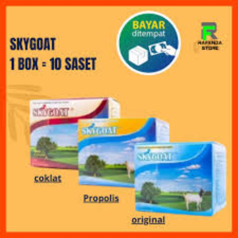 

Sky Goat Susu Kambing Susu Etawa Bubuk Full Cream Sky Goat Per Box 10 Sachet Original Box Dan Eceran