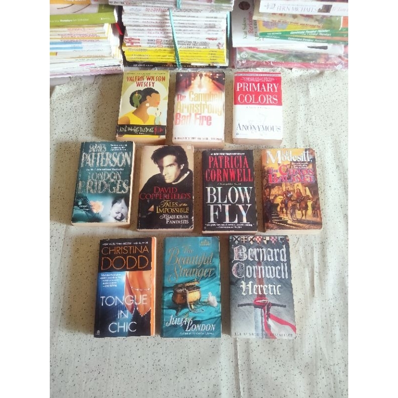 Buku Novel Fantasi, BEAUTIFUL STRANGER, HERETIC, THE BAD FIRE, PRIMARY COLORS, LONDON BRIDGES, TALES