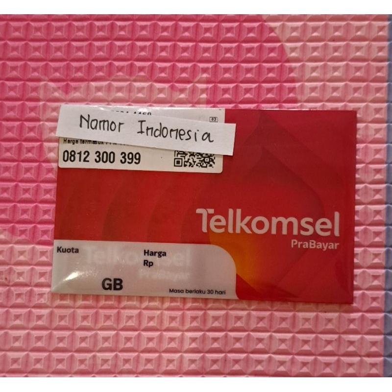 Kartu Perdana Telkomsel Cantik 10 Digit 0812300399
