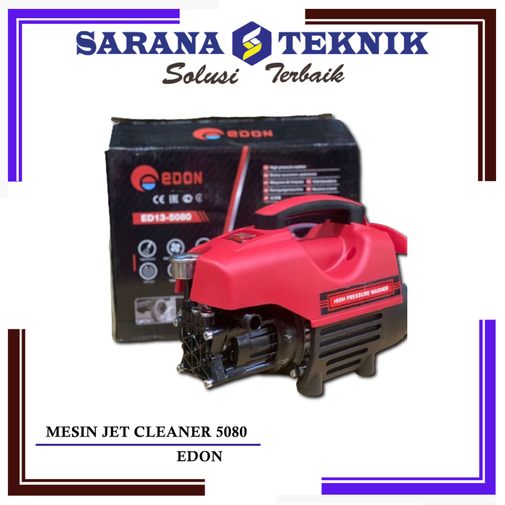 Mesin Cuci mobil/ motor / Jet Cleaner  Inotec, Edon ED 13-5080 dan ED13-5080R
