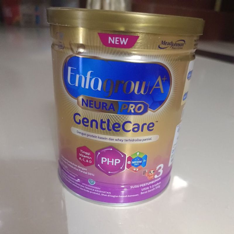 KALENG BEKAS SUSU ENFAGROW A+ NEURA PRO GENTLE CARE TAHAP 3 350GR