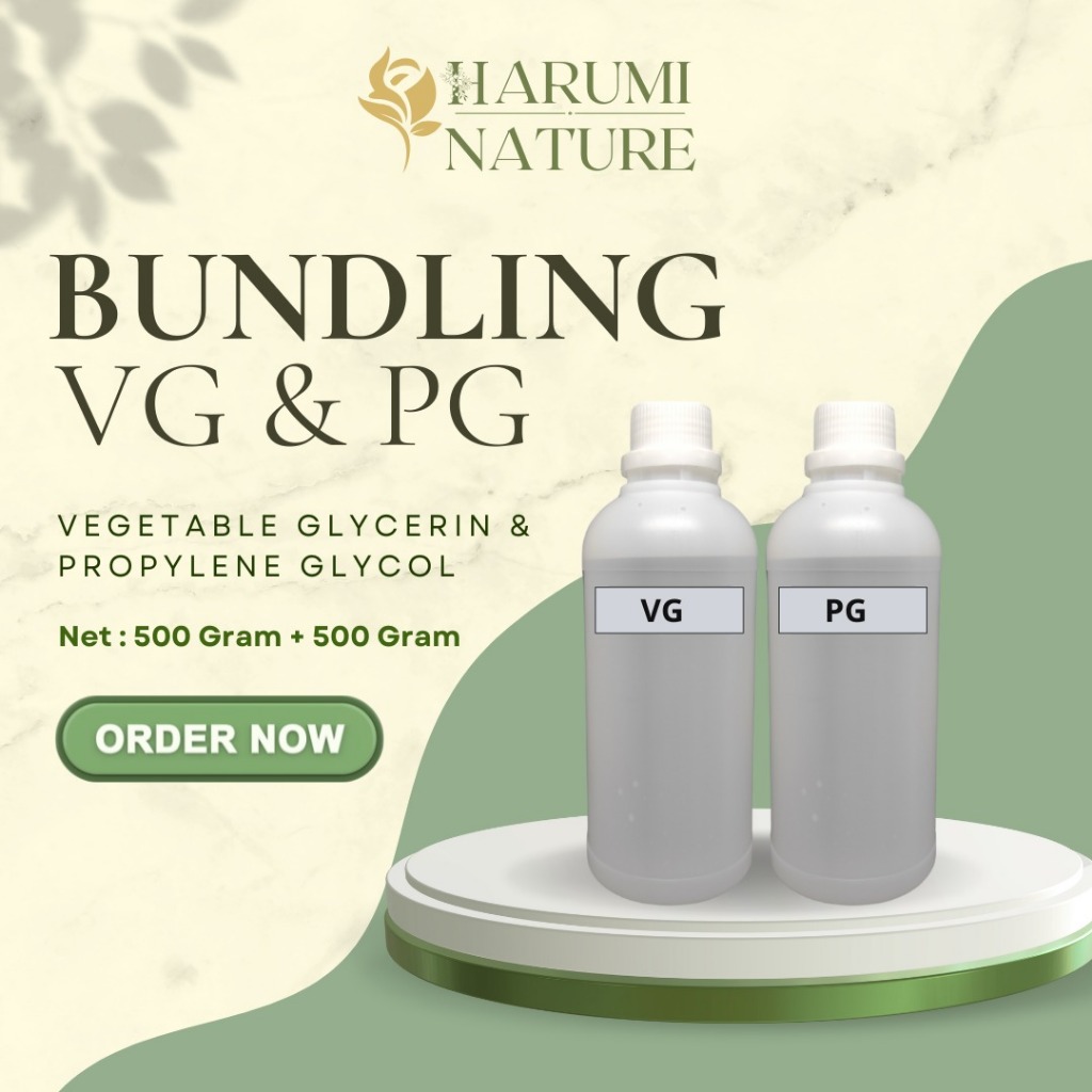 Paket Bundling Hemat PG + VG USP Grade 100 gram - 500 gram