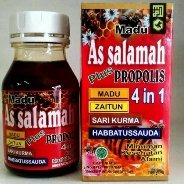 

Madu As Salamah Plus Propolis 4 in 1 350gr