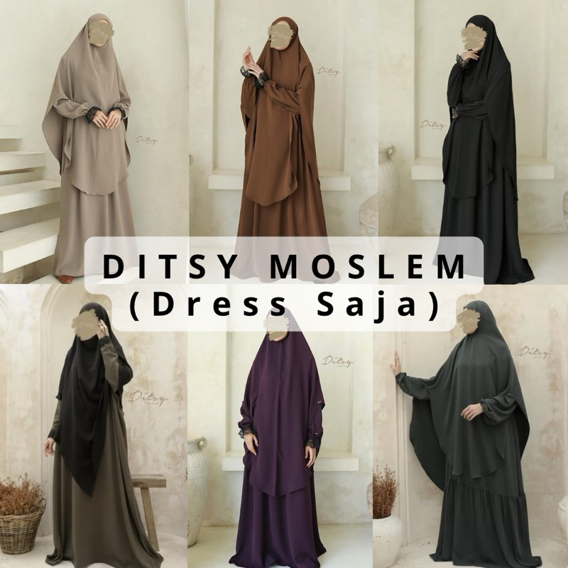 (DRESS SAJA) DITSY MOSLEM AGUSTUS 2025 by  DITSY OFFICIAL