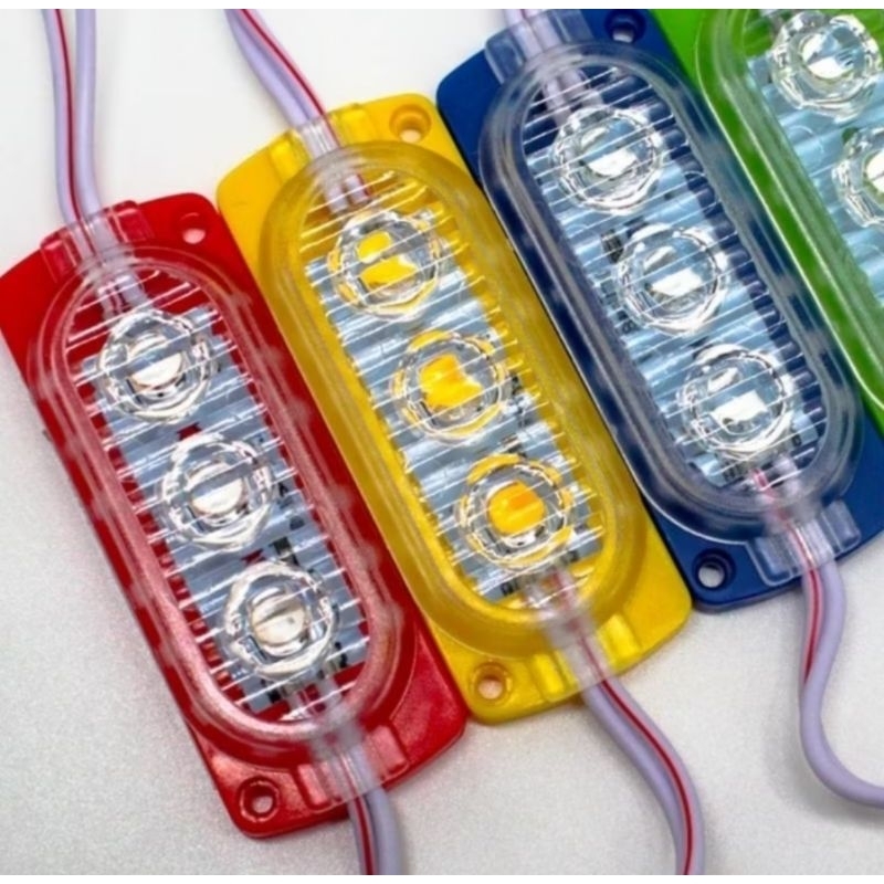 LAMPU LED 3 MATA KEDIP OTOMATIS 24V