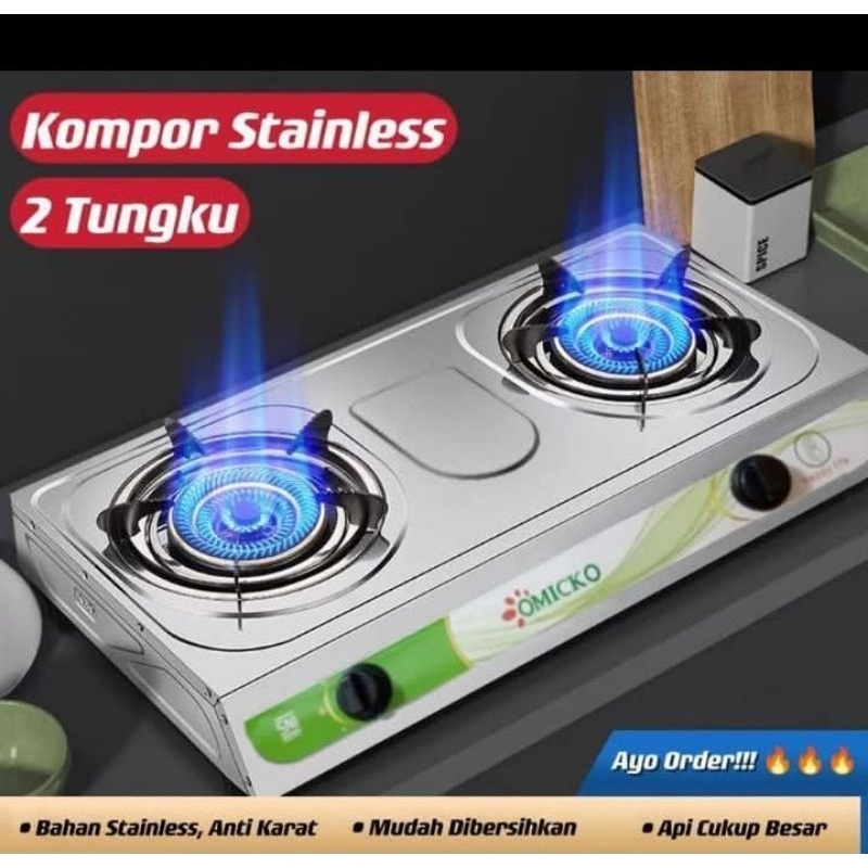 Kompor Omicko 2 tungku