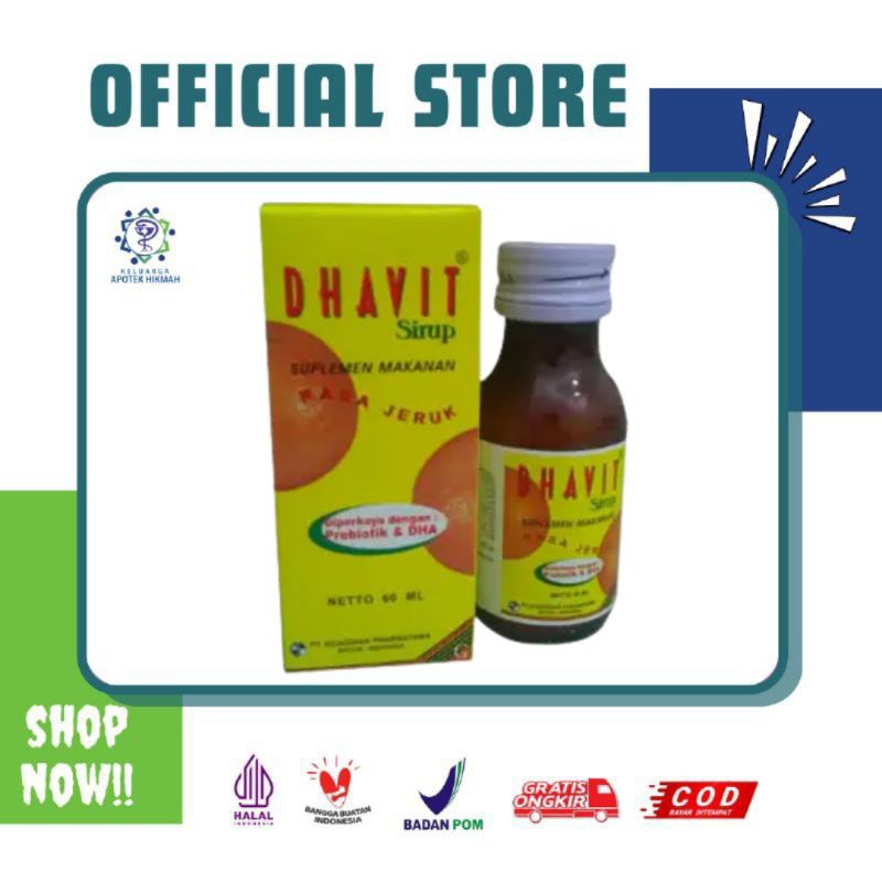 Dhavit syrup suplemen multivitamin kesehatan