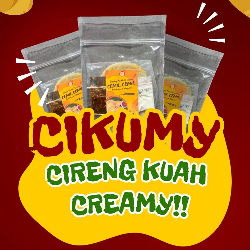 

(CIKUMY) Cireng Kuah Creamy Chili Oil Hot Creamy Ayam Suwir/Keju/Jando by Dapur Virdi