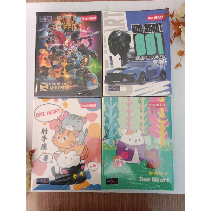 

Buku Tulis One Heart 38 Lembar/10Pcs