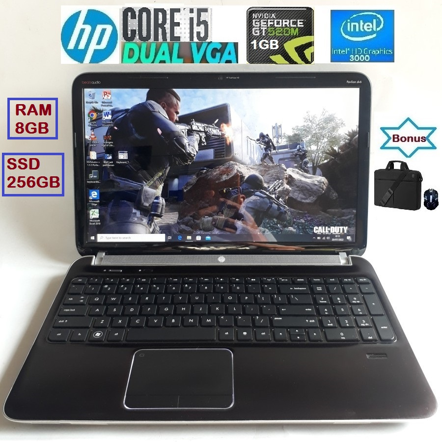 laptop hp dv layar lcd 15inch