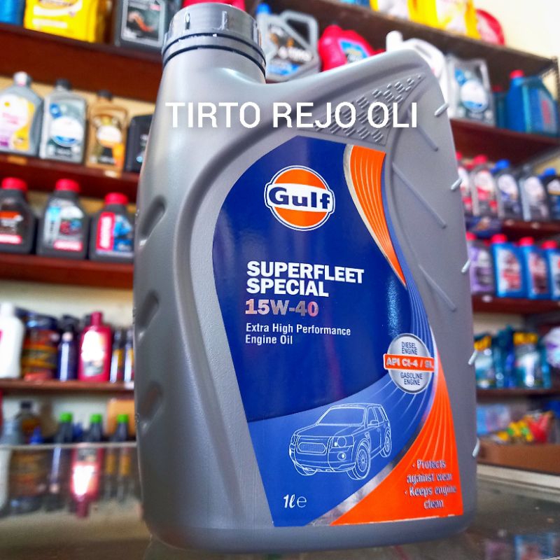 OLI GULF SUPERFLEET SPECIAL 15W - 40 CI-4 / SL FOR DIESEL OR GASOLINE ANGINE 1L