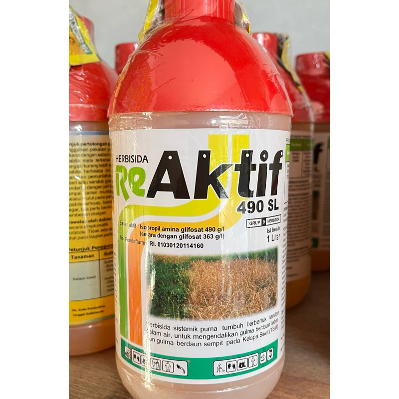 HERBISIDA REAKTIF 490 SL / 1 Liter/ Racun Rumput & Gulma Sampai Akar