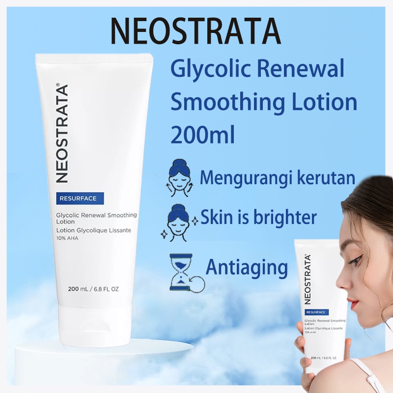 Neostrata Body Lotion/Neostrata Resurface Glycolic Renewal Smoothing Lotion 200ml 10% AHA/Pelembab