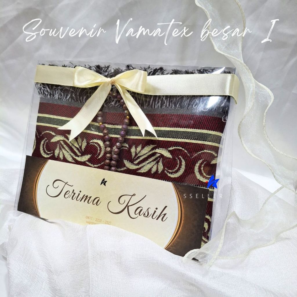 Souvenir Sajadah Travel Haji dan Umroh l Oleh-Oleh Haji dan Umroh | Paket Sajadah dan Tasbih