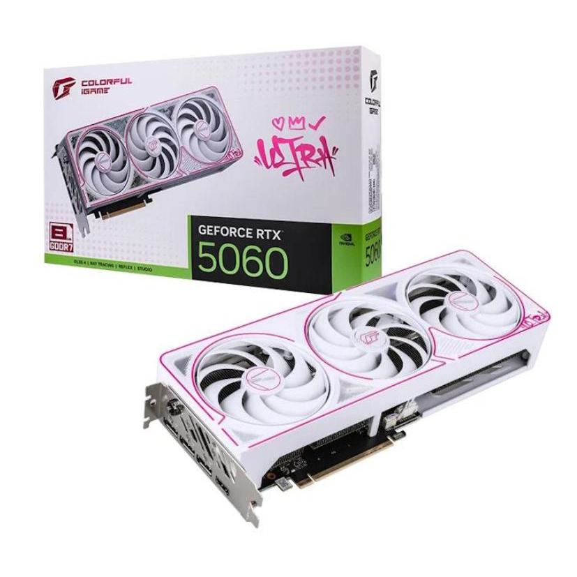 COLORFUL iGame GeForce RTX 5060 Ultra W OC 8GB-V | VGA NVIDIA RTX5060