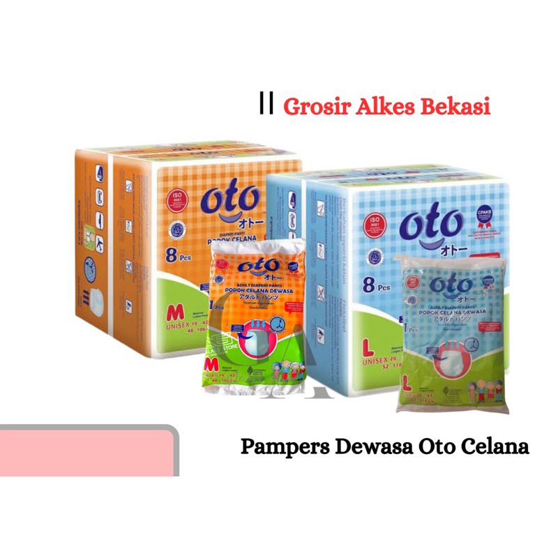 Pampers Dewasa  Popok dewasa Oto Tipe Celana Ukuran M dan L