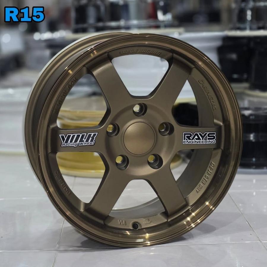 velg mobil ring 15 PCD 5X114,3 TE37 LEBAR 7 ET 38 velg racing xl7 ertiga Innova xpander rush Terios 