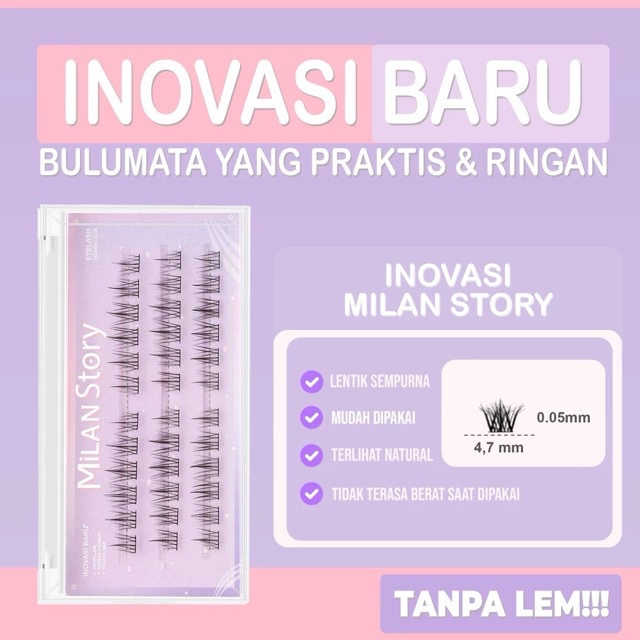 Bulu Mata Palsu Premium Milan Story Bulu Mata | Eyelash | bulu mata palsu