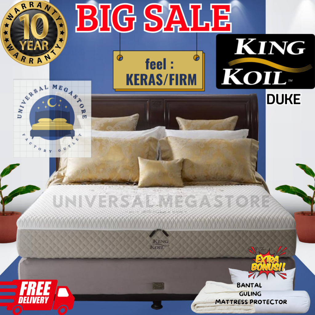 KING KOIL Kasur Springbed NEW DUKE