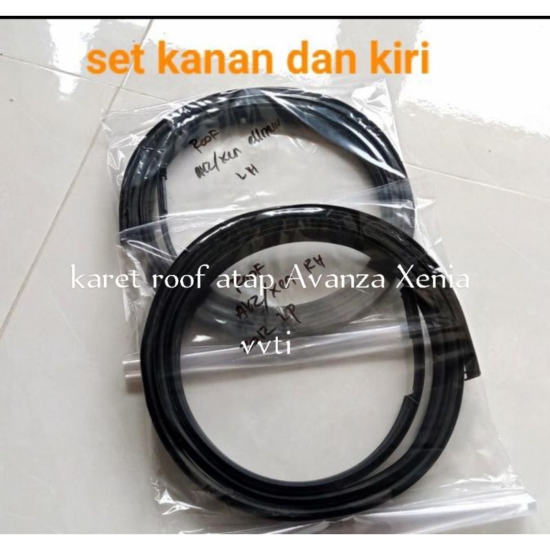karet roof atas atap Avanza Xenia moulding roof Avanza Xenia original