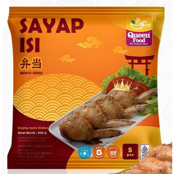 

Queen Food sayap isi 425 gr