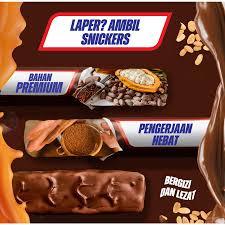 

SNACK COKLAT IMPORT PREMIUM SNICKERS PEANUTS CARAMEL NOUGAT MILK CHOCOLATE BAR MAKANAN RINGAN CEMILAN MURAH ENAK