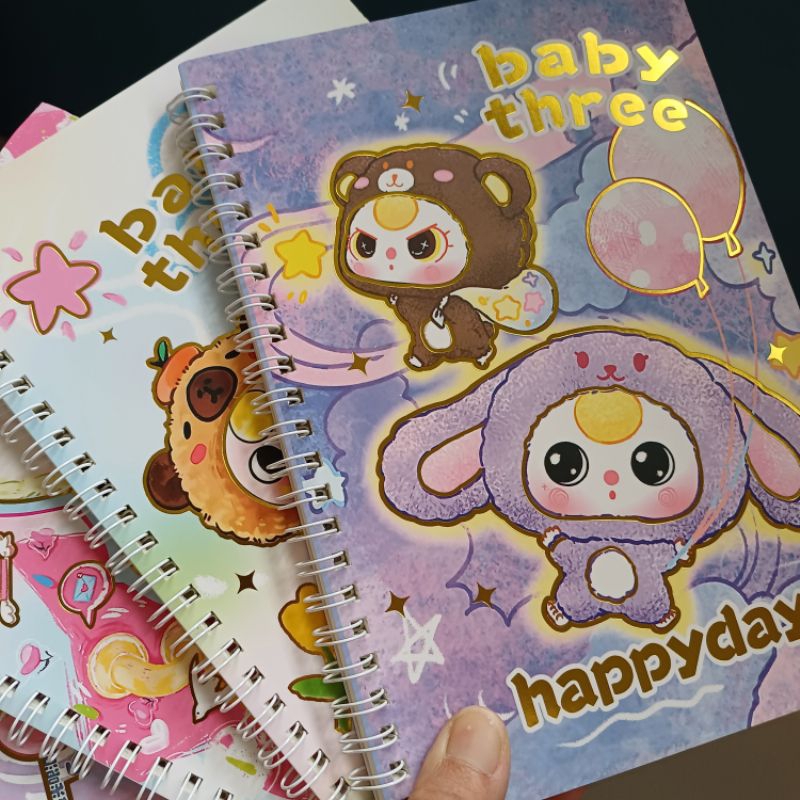 

Buku tulis ring A5 T1438 BABY THREE