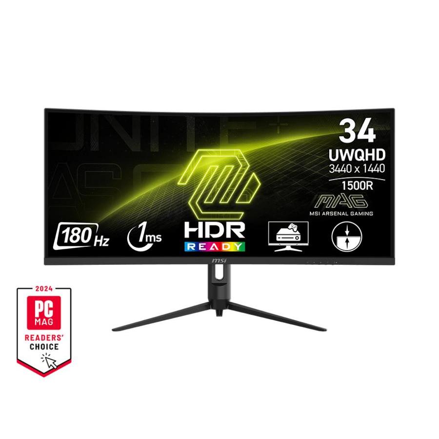 Monitor LED MSI GAMING MAG 342CQR E2 34" Inch Curve 1500R UWQHD VA 180Hz 1ms 2K Curve UltraWide 34" 