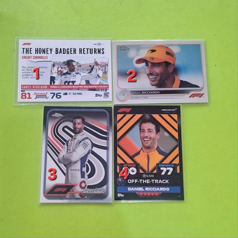 Topps Turbo Attax F1 Topps Chrome Daniel Ricciardo