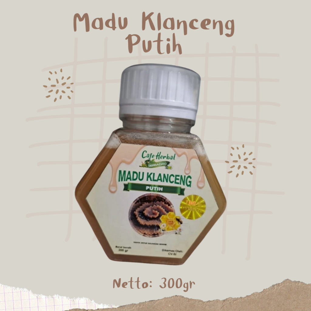 

Madu Klanceng Putih 300gr Madu Herbal