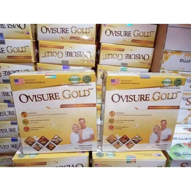 OVISURE GOLD USA SUSU UNTUK TULANG DAN SENDI - susu kesehatan tulang persendian syaraf kejepit tulan
