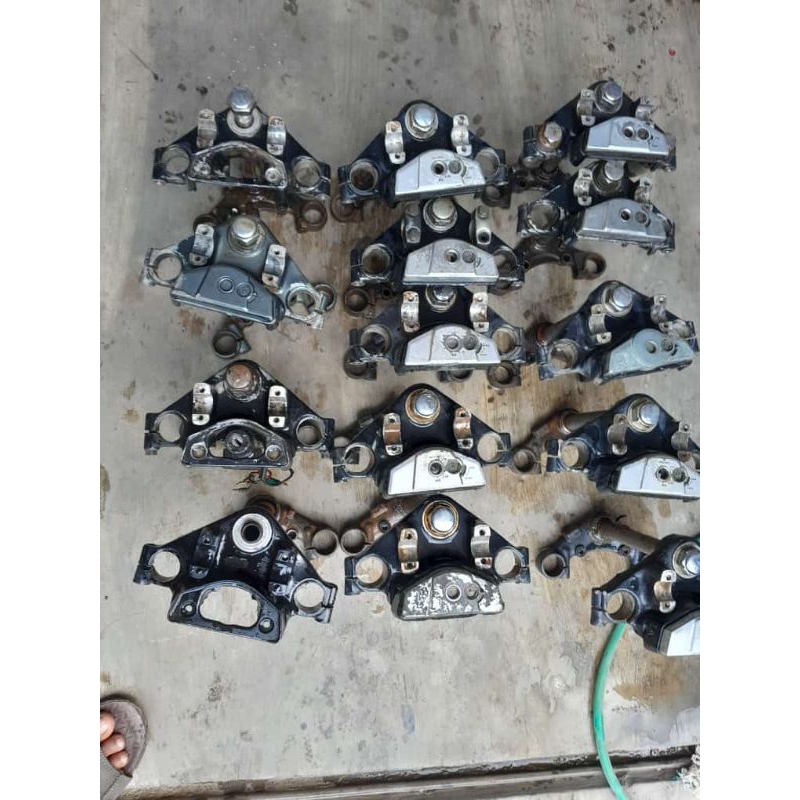 T Atas Bawah Megapro Primus Shock depan segitiga T atas bawah Tiger Revo Tirev Original Copotan