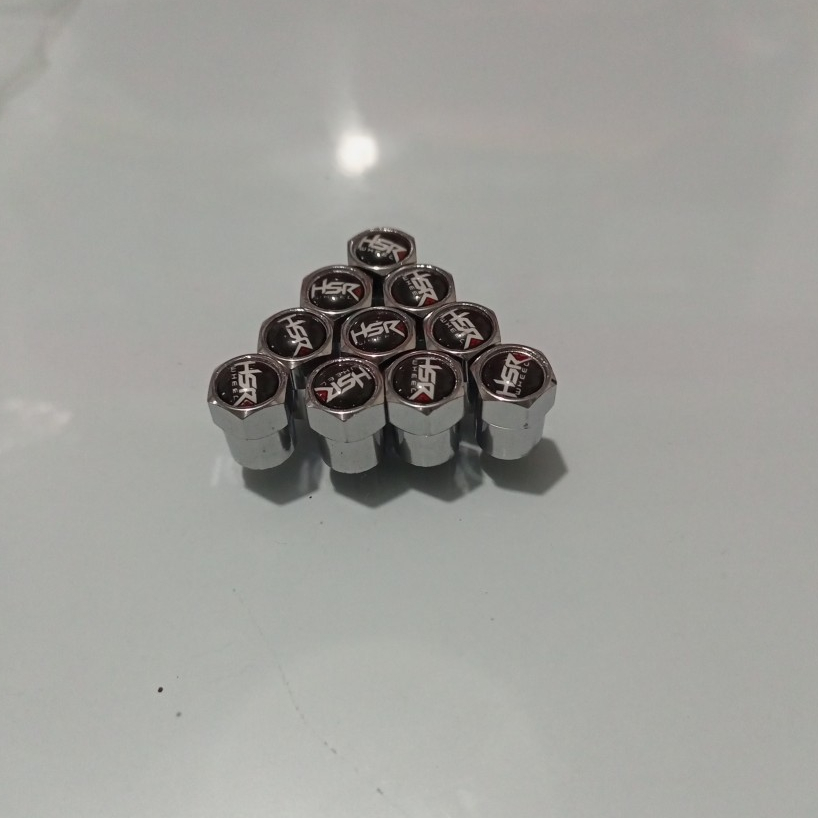 Tutup Pentil Ban Mobil Dan Ban Motor Tutup Pentil Logo HSR Wheel