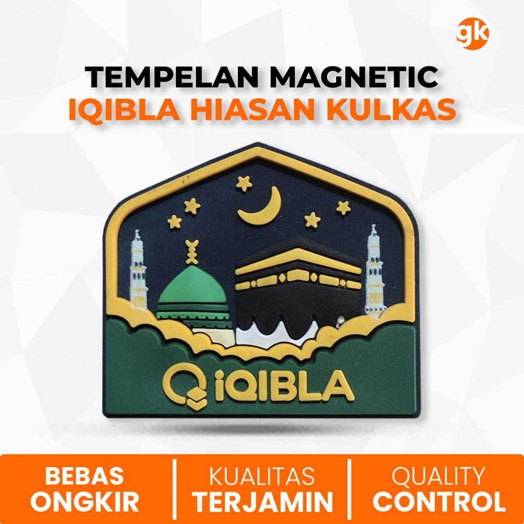 IQIBLA Tempelan Magnetic Hiasan Kulkas Brand Ring Zikir Tasbih Digital