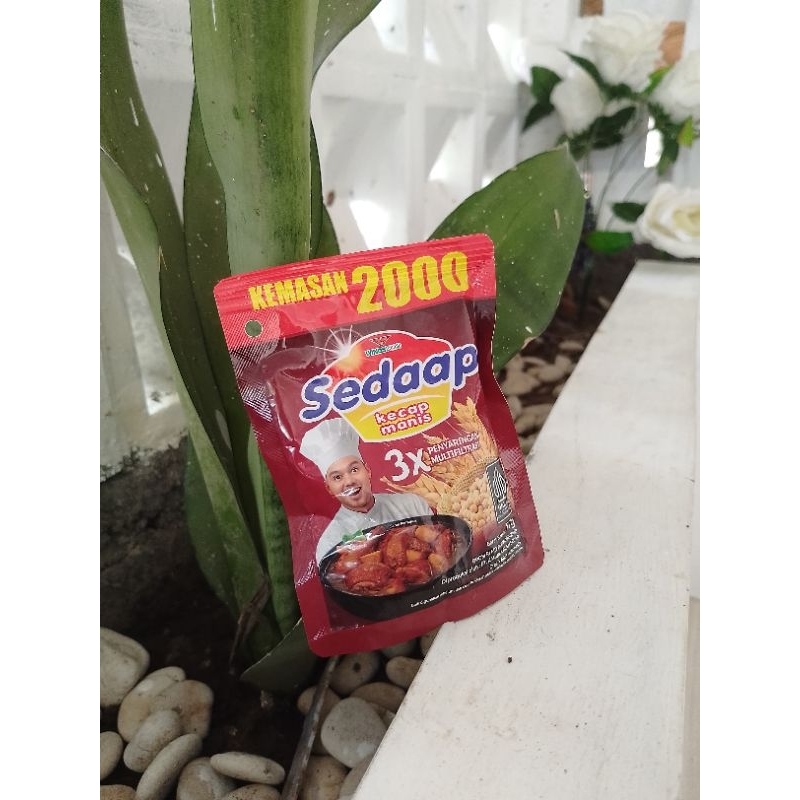 

kecap SEDAP kemasan 2000 an berat 77g