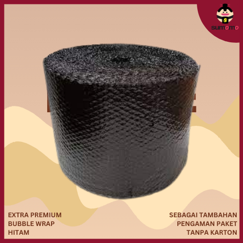 

Extra Premium Bubble Wrap Hitam Sebagai Tambahan Pengaman Paket Tanpa Karton