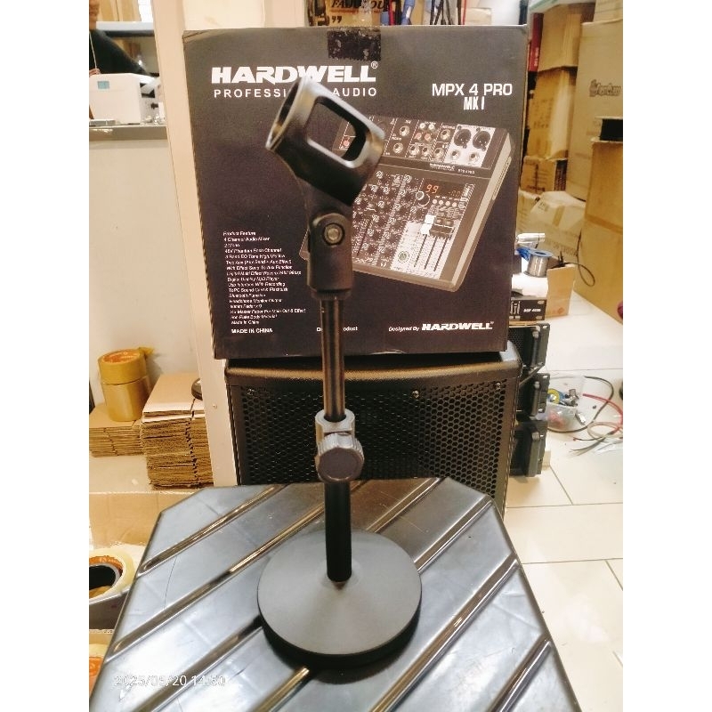 Stand mic pendek meja stand mic Besi Meeting Room