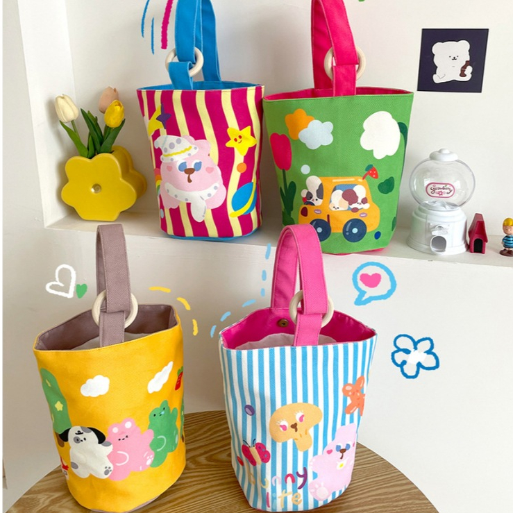

New Tas Bucket Kain Tas Ulang Tahun Anak