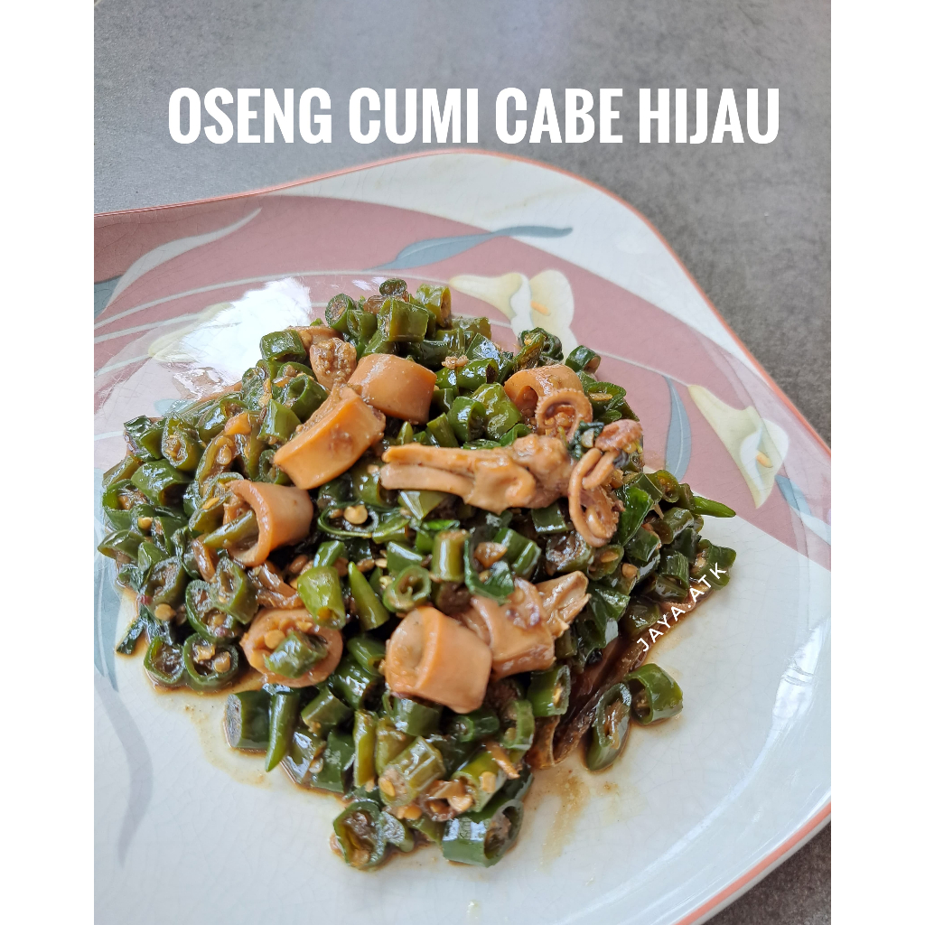 

OSENG CUMI CABE IJO PEDAS CUMI TELUR 250 GR SAMBAL CUMI HOME MADE TANPA MSG PENGAWET