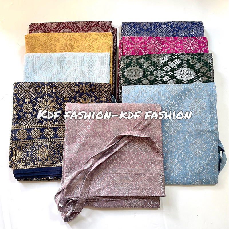 Rok Lilit Songket Palembang / Rok Songket Bawahan Kebaya / Rok Songket Melayu / Songket Semi Palemba