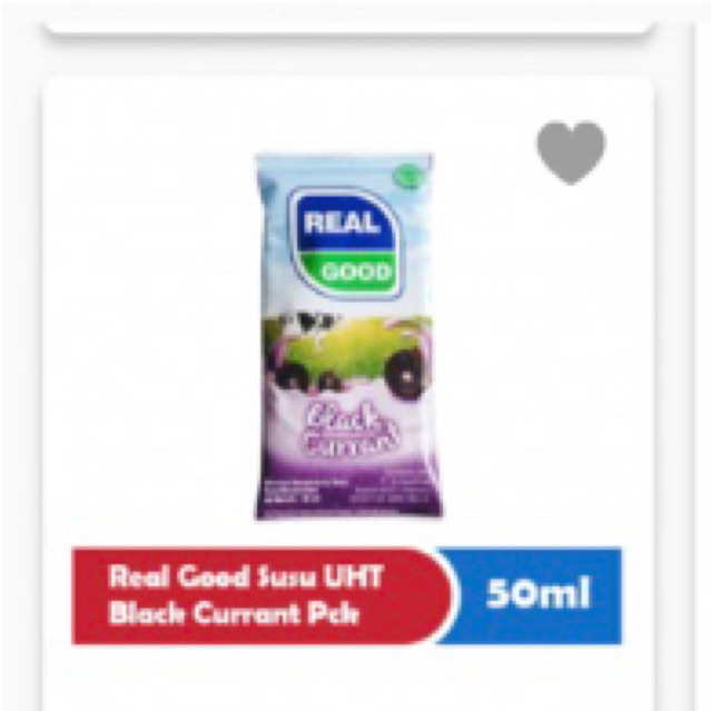 

Real good Susu UHT 50ml