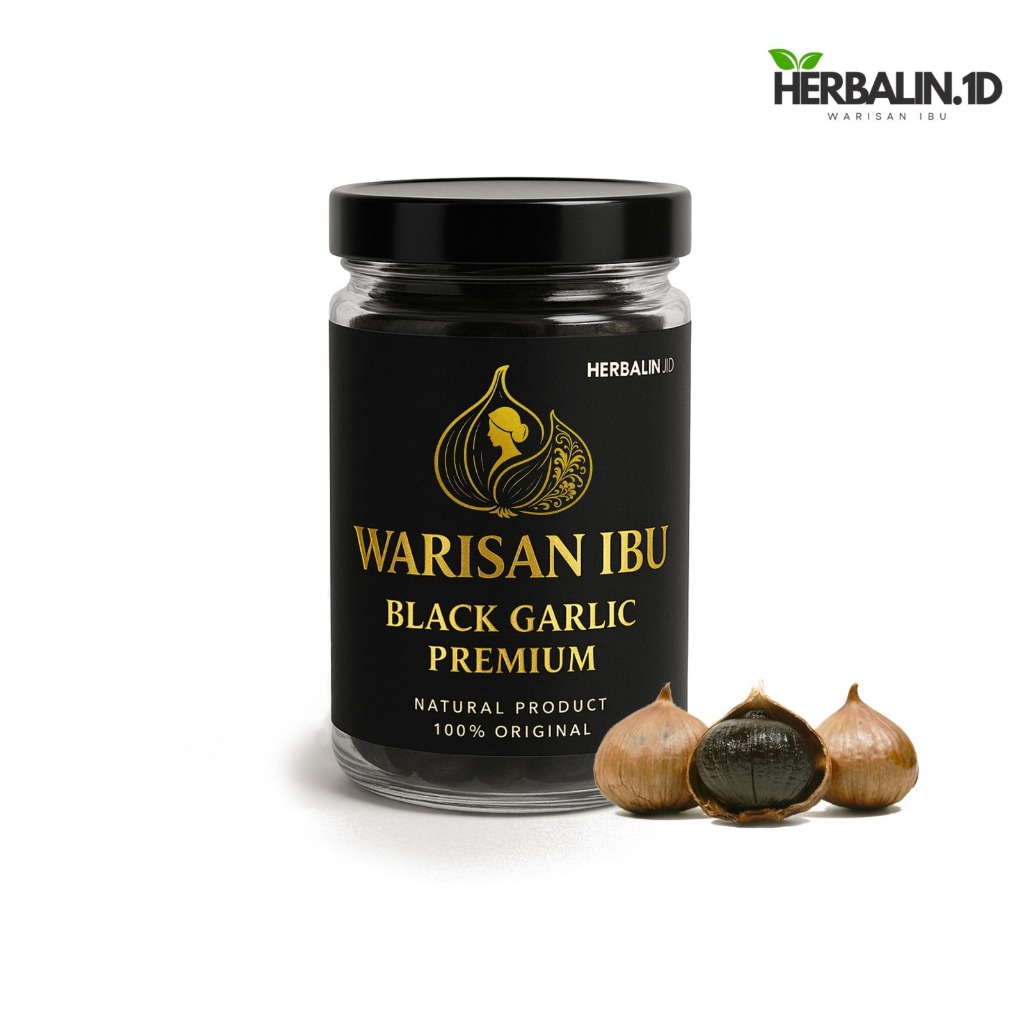 

Warisanibu - Black Garlic Tunggal / Bawang Hitam Premium Bawang Tunggal Fermentasi