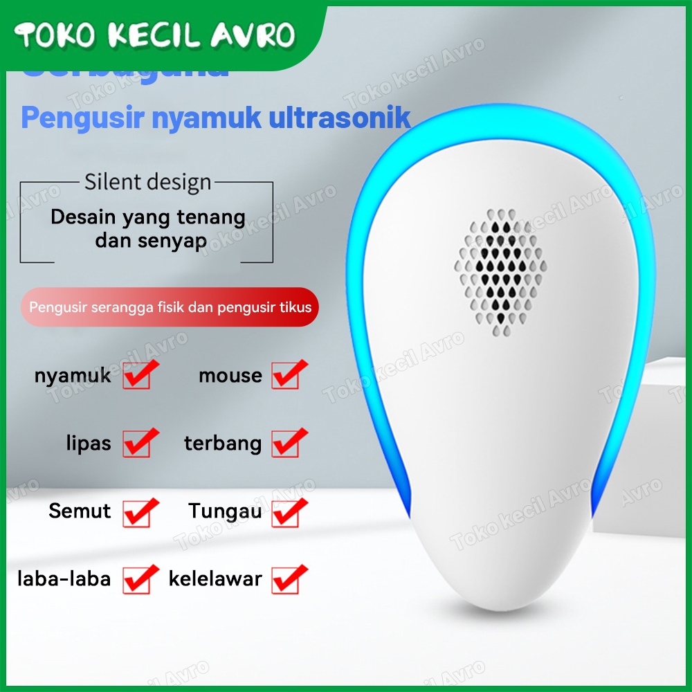 Terbaru 2025 Tidak pernah tikus Pengusir Tikus Ultrasonik alat pengusir tikus anti tikus Pest Repell