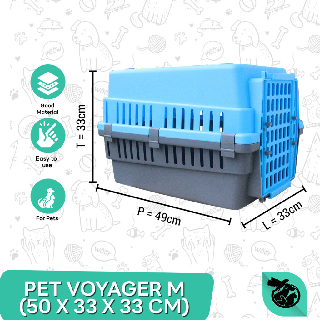 GOSEND Pet Cargo Pet Voyager Keranjang Kucing Tas Kucing