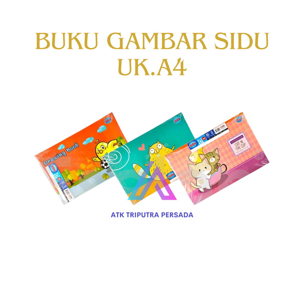 

Buku Gambar SIDU A4 - (PAK) | Kertas Gambar Anak Sekolah / TK / SD