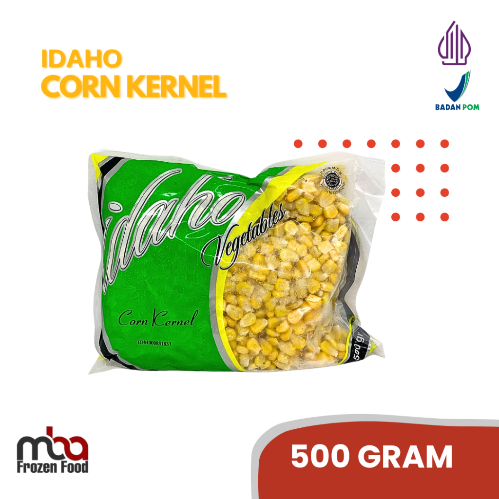 

IDAHO Corn Kernel 500gr / Jagung Pipil /Jagung /Jasuke /Masakan /Camilan /Bahanmasak /Frozenfood /Sayuran /Icecream /Kukus /Soup