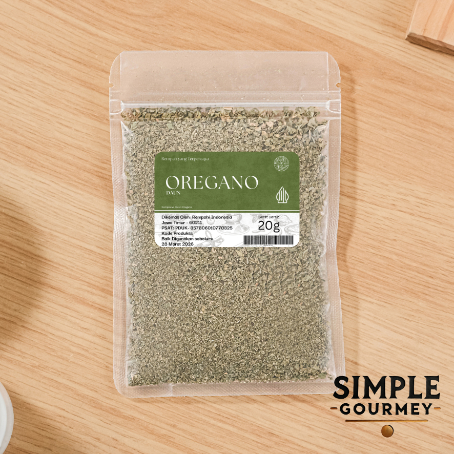 

Rempahi Oregano Kasar 50Gr