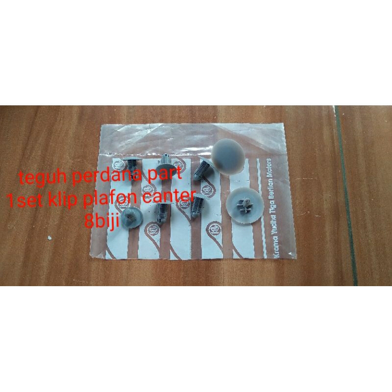 Klip plafon canter besar dan kecil 1set 8biji sesui foto canter ps110 ps125 ps136 sama saja sesui fo